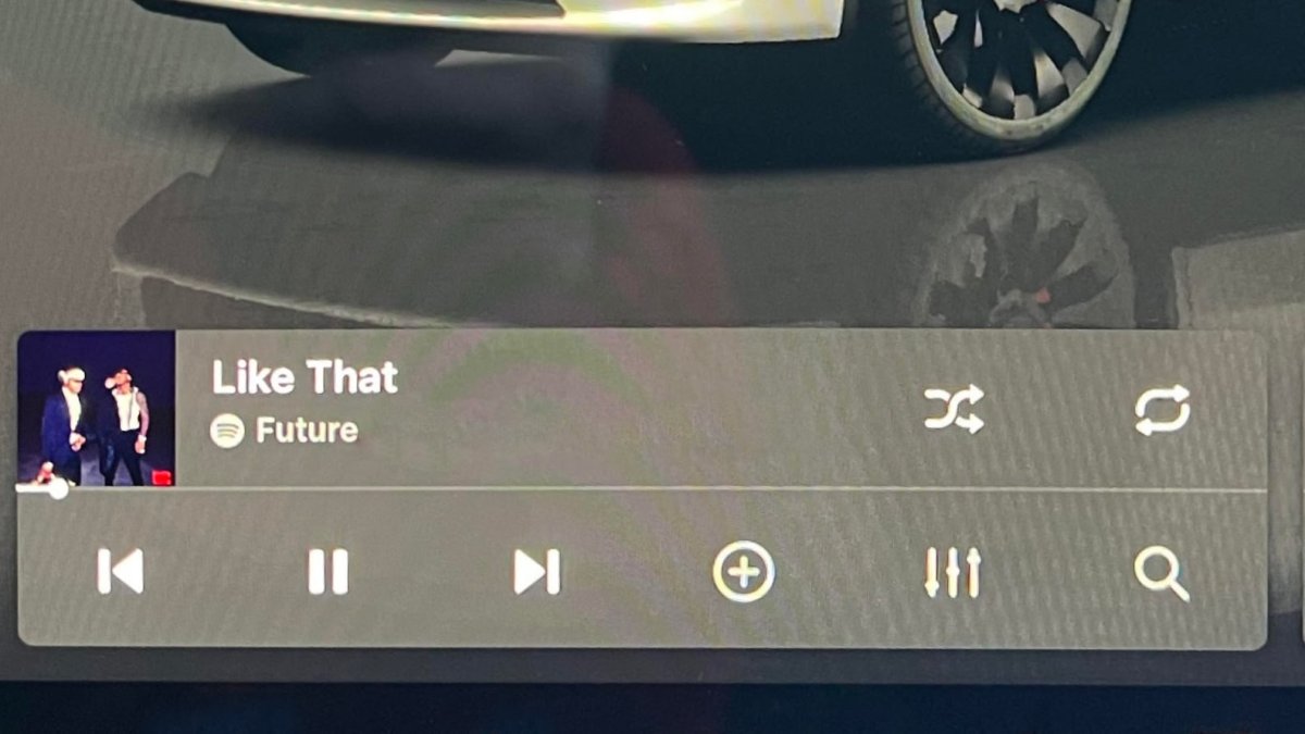 Tesla's new media player on the Model 3/Y