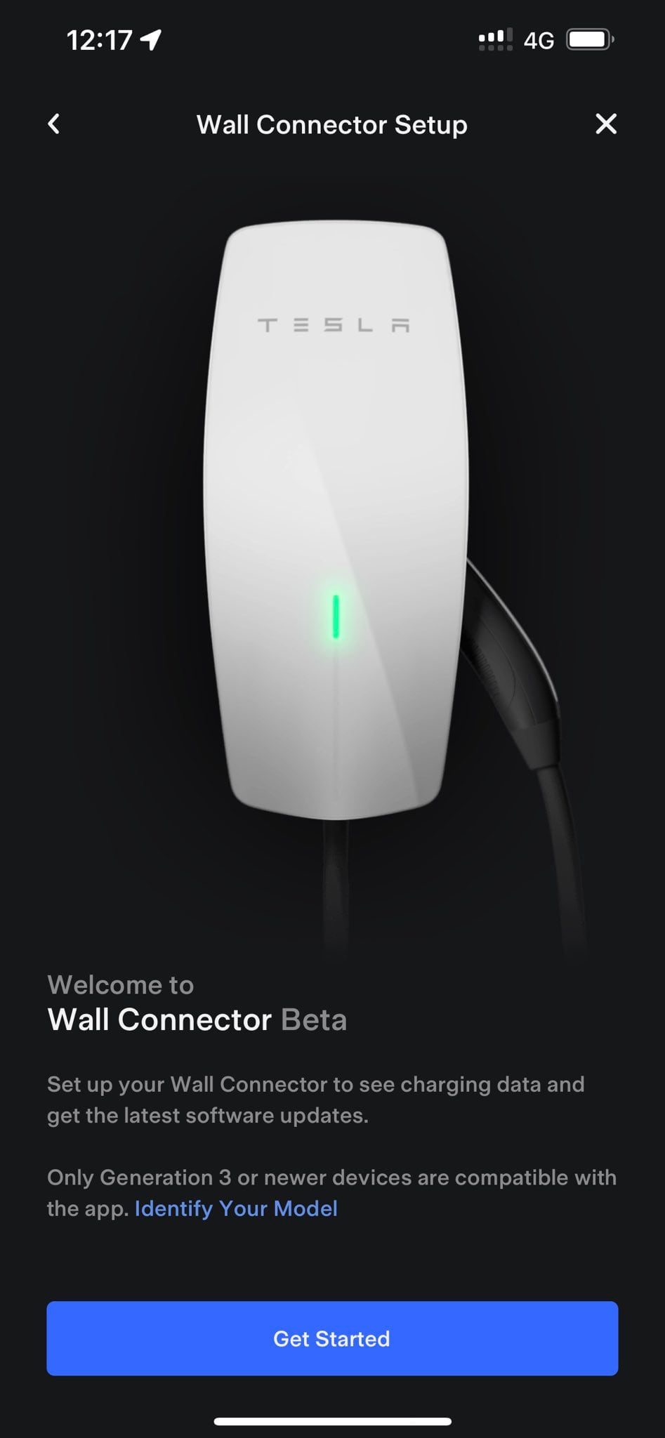 Connect to Wall Connector