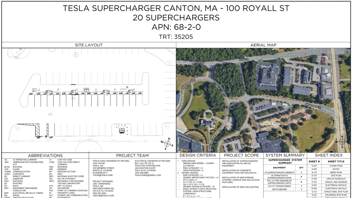 Tesla is creating the largest Supercharger in New England