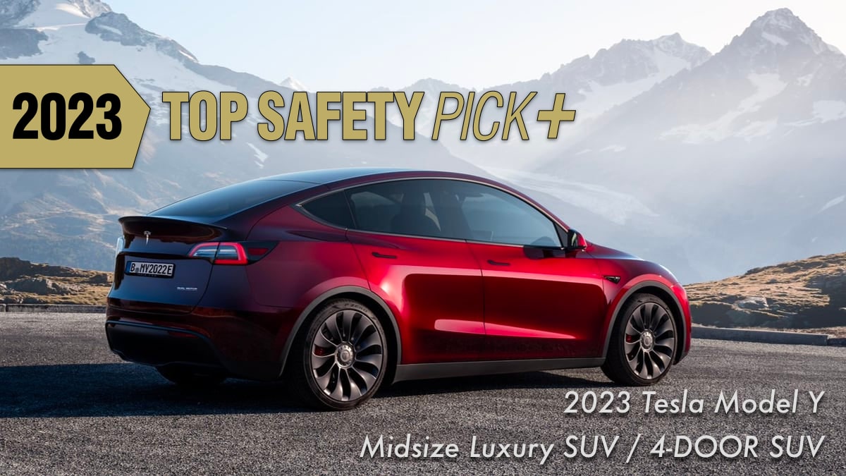 Tesla Model Y Receives Top Safety Pick+ Rating With Nearly Perfect Score