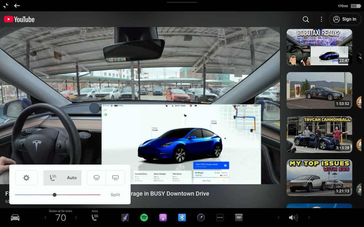 Tesla Performance Improvements feature in update 2024.44.25.2