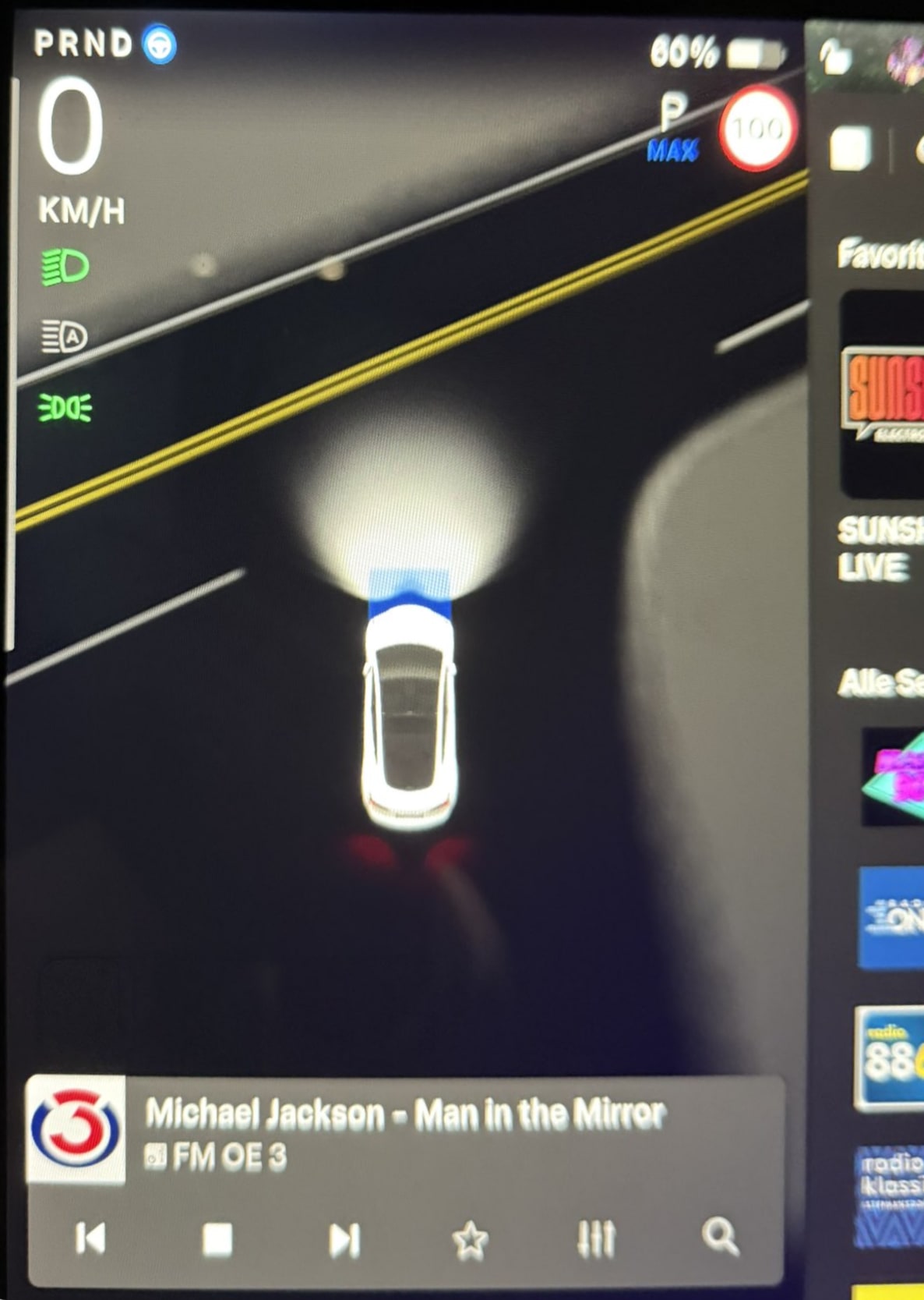 Tesla FSD Visualizations With A.S.S. feature in update 2024.44.3.1