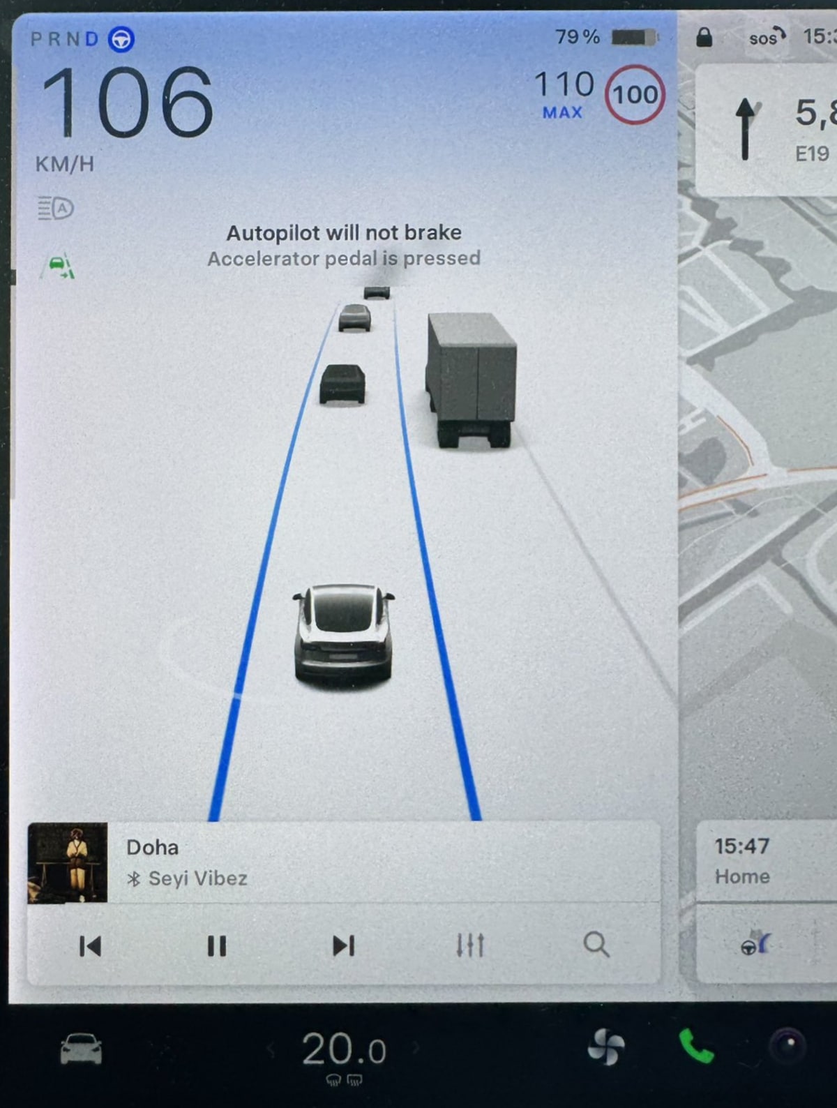 Tesla Autopilot Warnings feature in update 2025.2