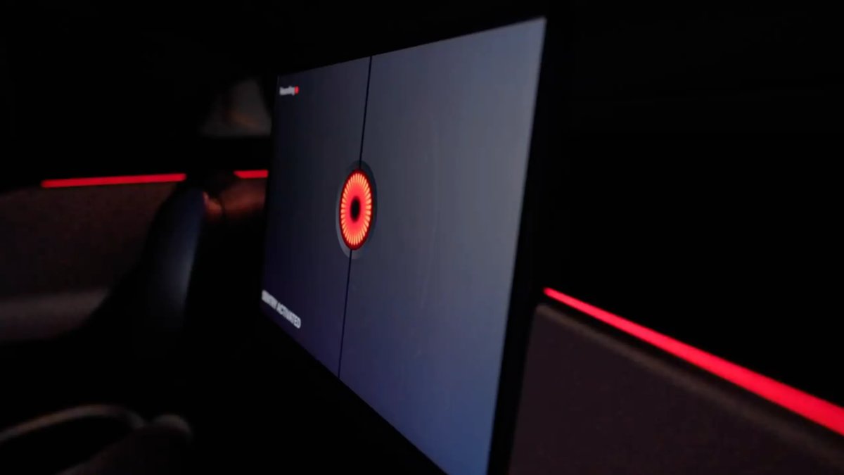 Tesla Sentry Mode With Ambient Lighting feature in update 2025.26.3